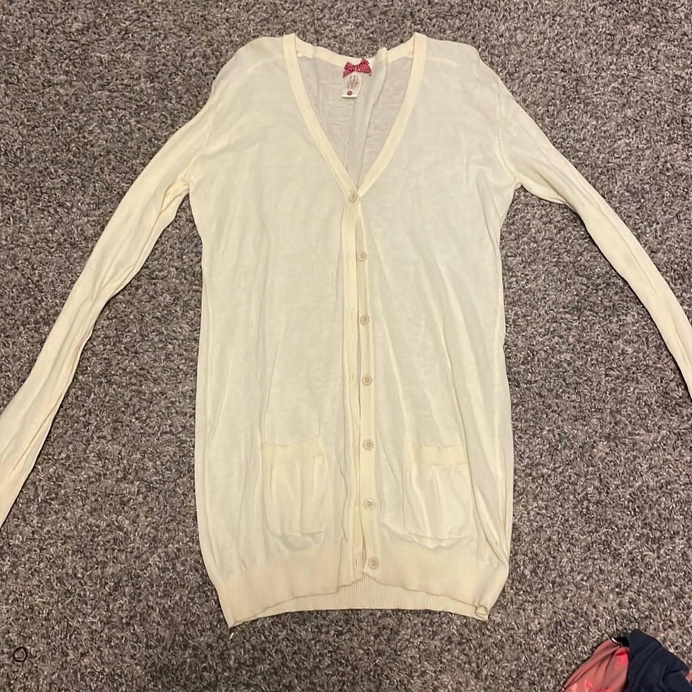 DownEast button cardigan